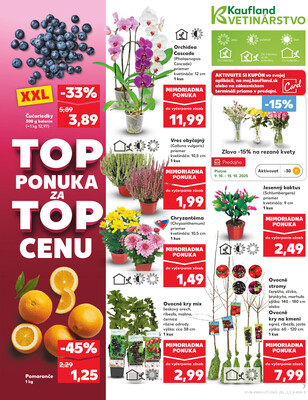 Kaufland 9.10. - 15.10. - Kaufland Poprad - Jiřího Wolkera