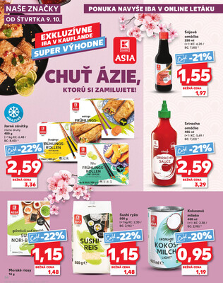 Kaufland 9.10. - 15.10. - Kaufland Poprad - Jiřího Wolkera