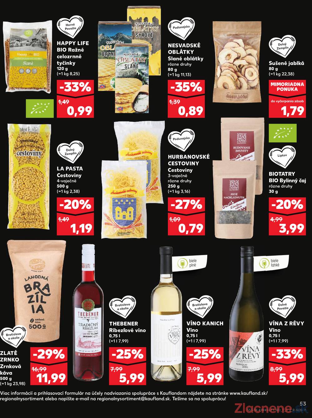 Leták Kaufland - Kaufland 9.10. - 15.10. - Kaufland Trnava - Nová ul. - strana 53