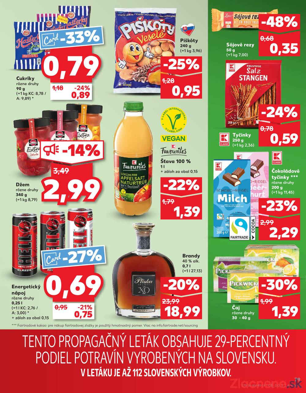 Leták Kaufland - Kaufland 9.10. - 15.10. - Kaufland Trnava - Nová ul. - strana 79