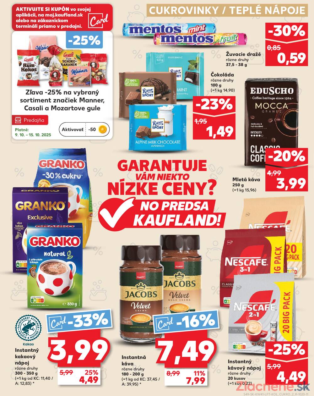 Leták Kaufland - Kaufland 9.10. - 15.10. - Kaufland Bratislava - Nové Mesto - strana 49