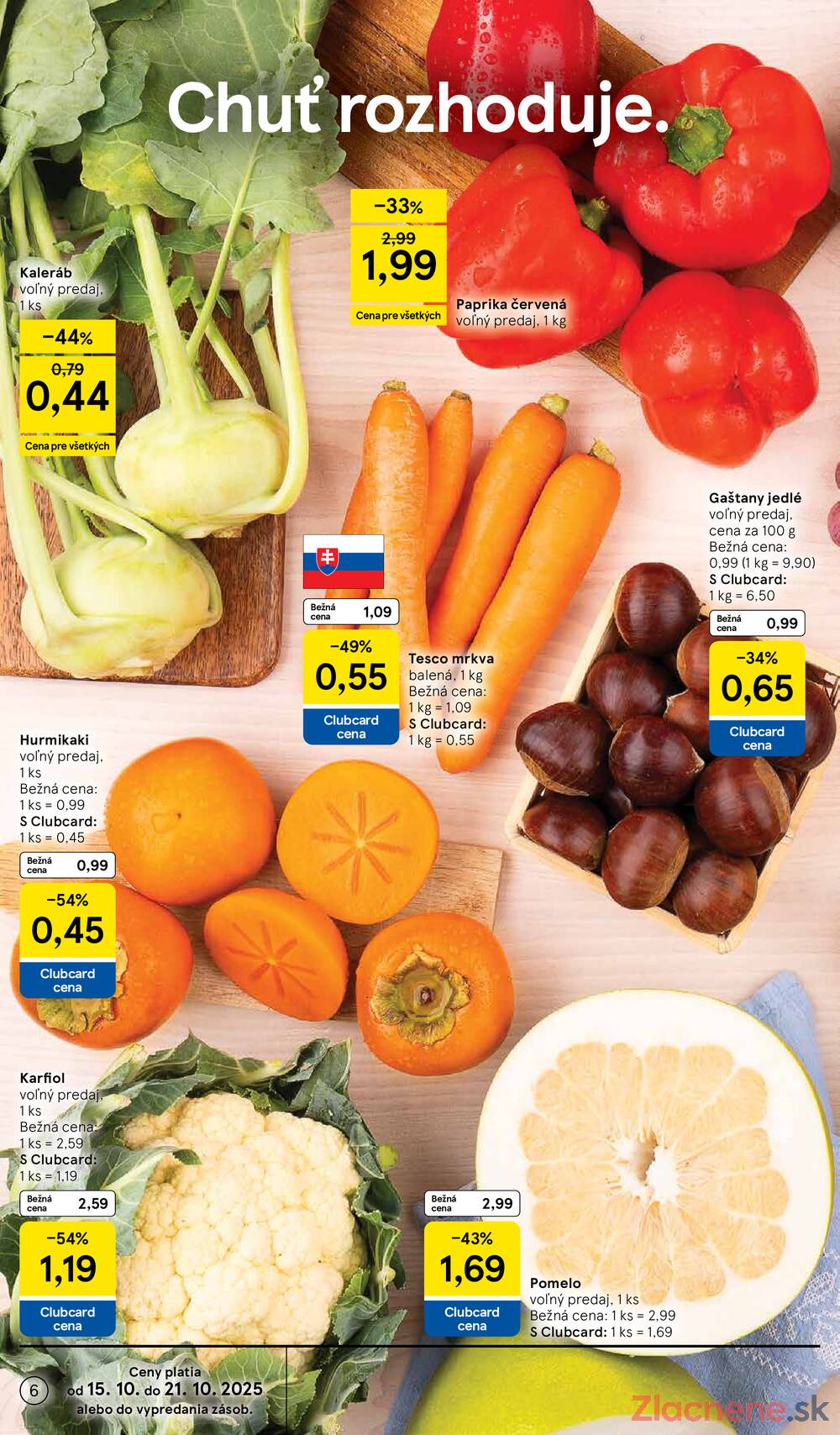 Leták Tesco - Tesco malé hypermarkety od 15.10. do 21.10.2025 - strana 6 Leták Tesco - Tesco malé hypermarkety od 15.10. do 21.10.2025 - strana 6