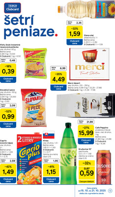 Tesco malé hypermarkety od 15.10. do 21.10.2025