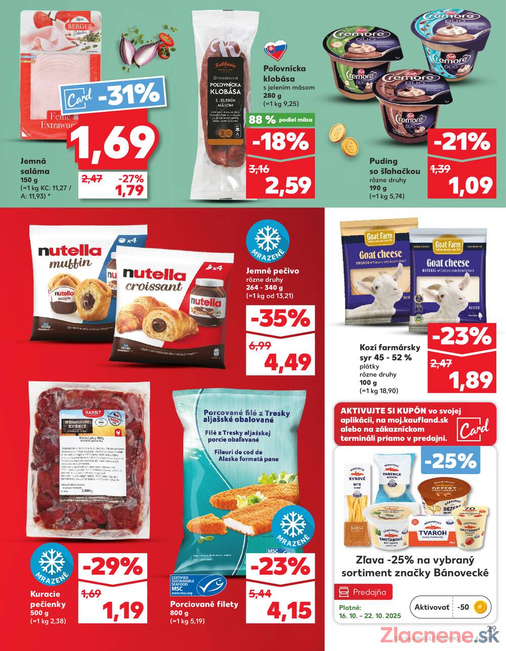 Leták Kaufland - Kaufland 16.10. - 22.10. - Kaufland Tvrdošín - strana 29