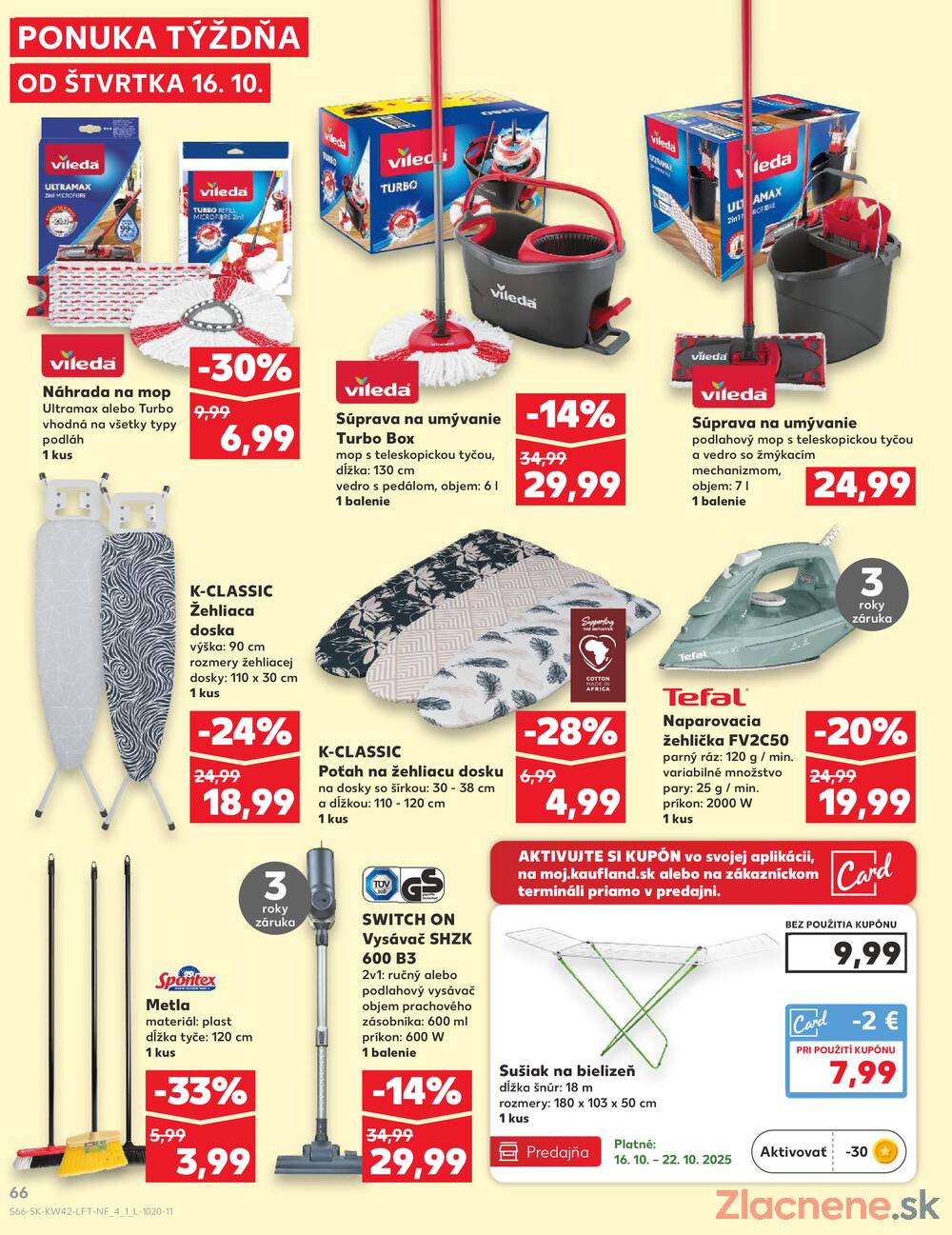 Leták Kaufland - Kaufland 16.10. - 22.10. - Kaufland Tvrdošín - strana 66