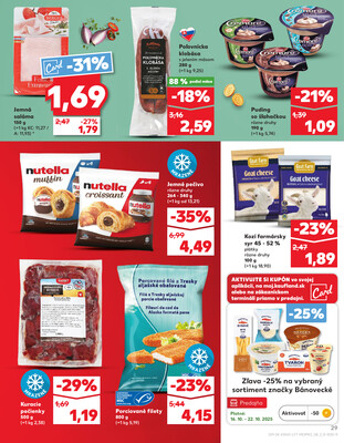 Kaufland 16.10. - 22.10. - Kaufland Tvrdošín