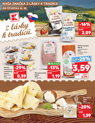 Kaufland 16.10. - 22.10. - Kaufland Tvrdošín