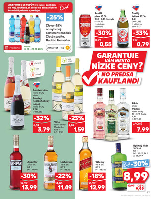 Kaufland 16.10. - 22.10. - Kaufland Tvrdošín