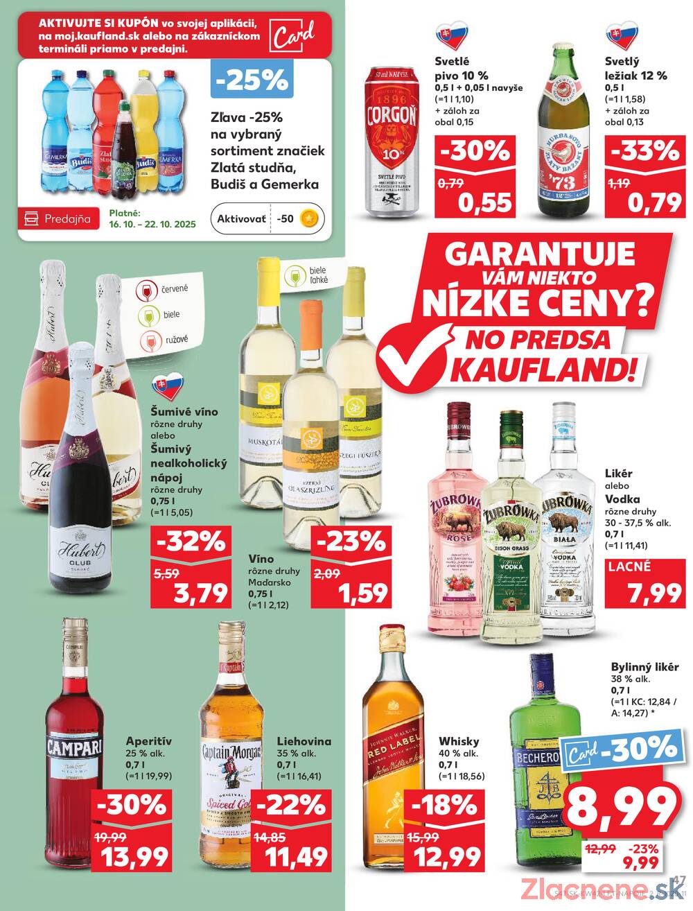 Leták Kaufland - Kaufland 16.10. - 22.10. - Kaufland Bytča - strana 47