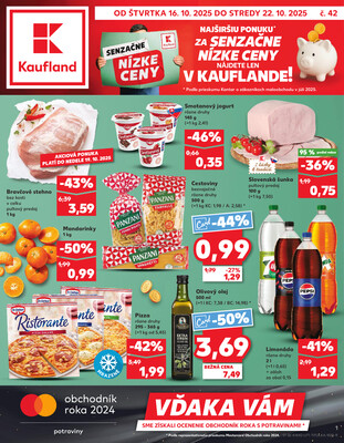 Leták Kaufland 16.10. - 22.10. - Kaufland Michalovce
