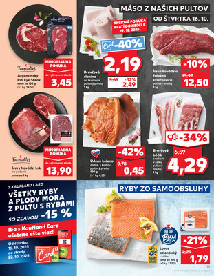 Kaufland 16.10. - 22.10. - Kaufland Veľký Meder