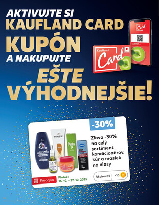 Kaufland 16.10. - 22.10. - Kaufland Nové Mesto nad Váhom