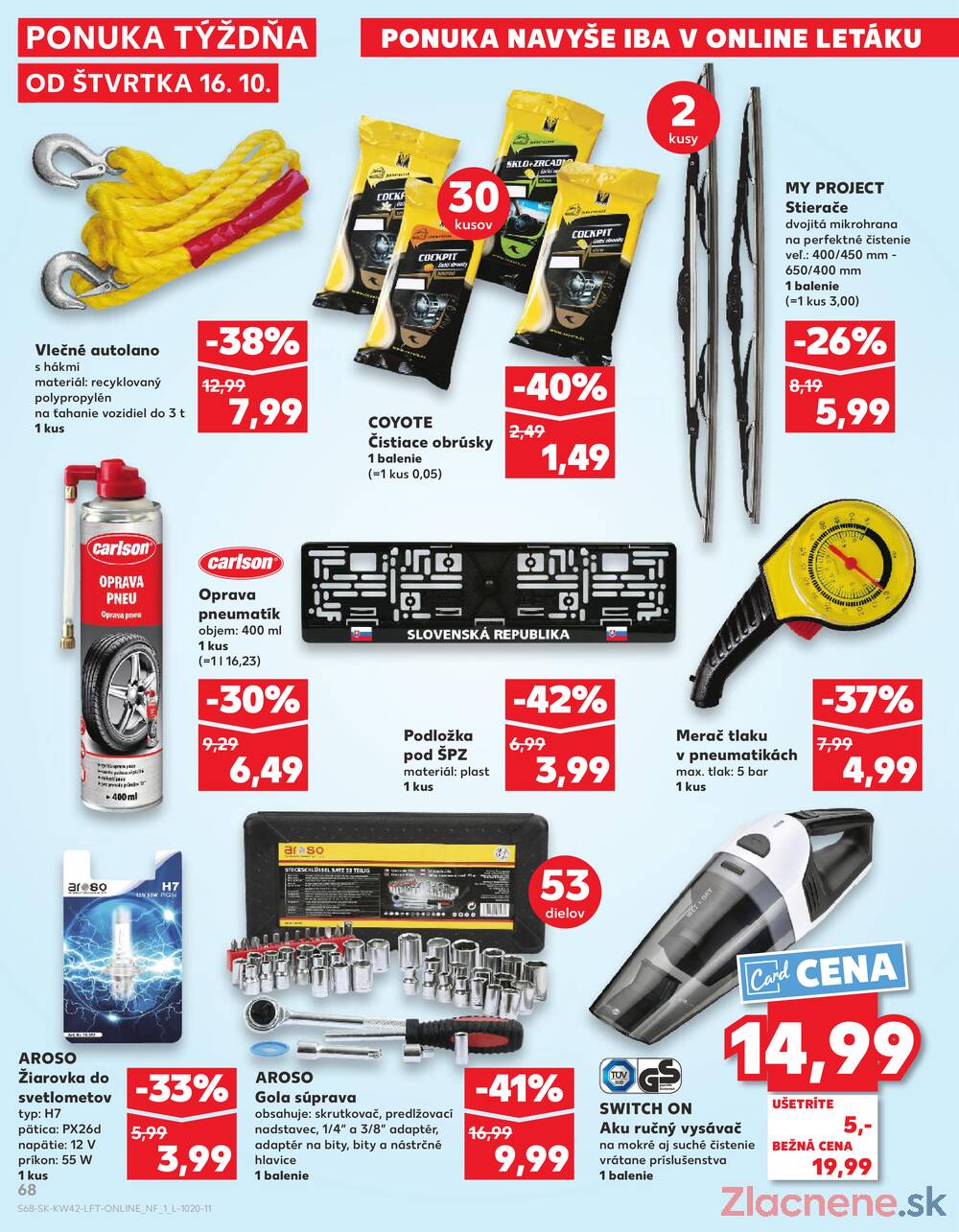 Leták Kaufland - Kaufland 16.10. - 22.10. - Kaufland Bratislava - Podunajské Biskupice - strana 68