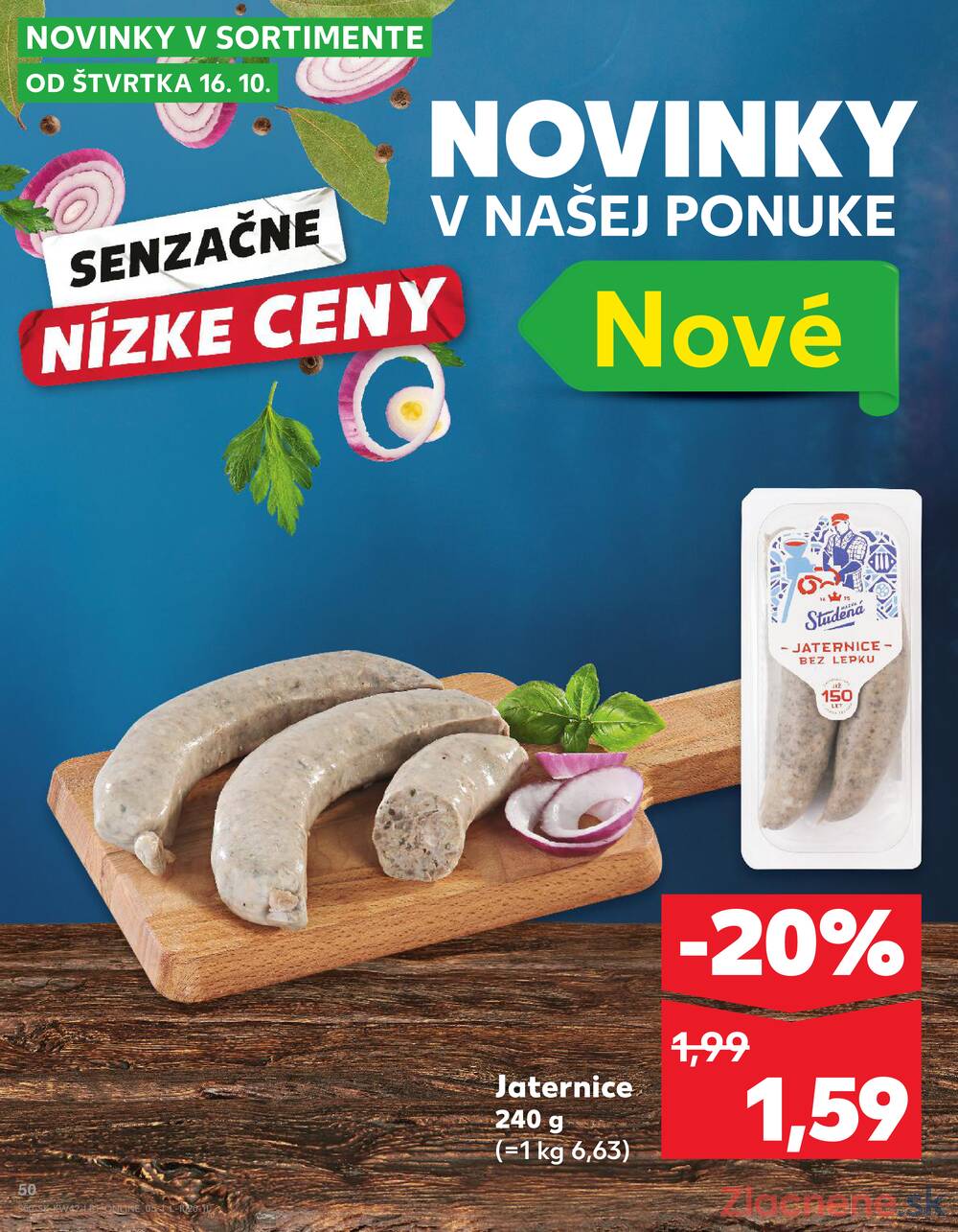 Leták Kaufland - Kaufland 16.10. - 22.10. - Bratislava-Patrónka - strana 50