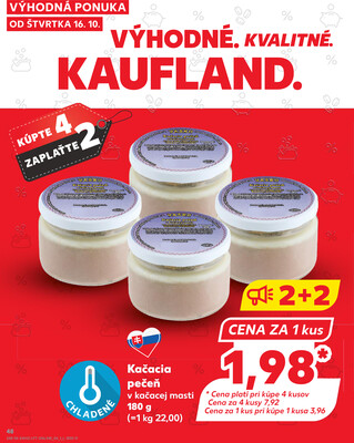 Kaufland 16.10. - 22.10. - Bratislava-Patrónka