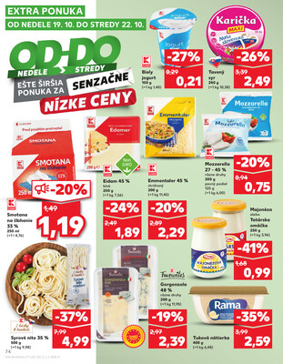 Kaufland 16.10. - 22.10. - Bratislava-Patrónka