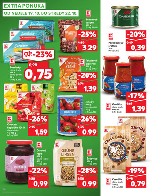 Kaufland 16.10. - 22.10. - Bratislava-Patrónka