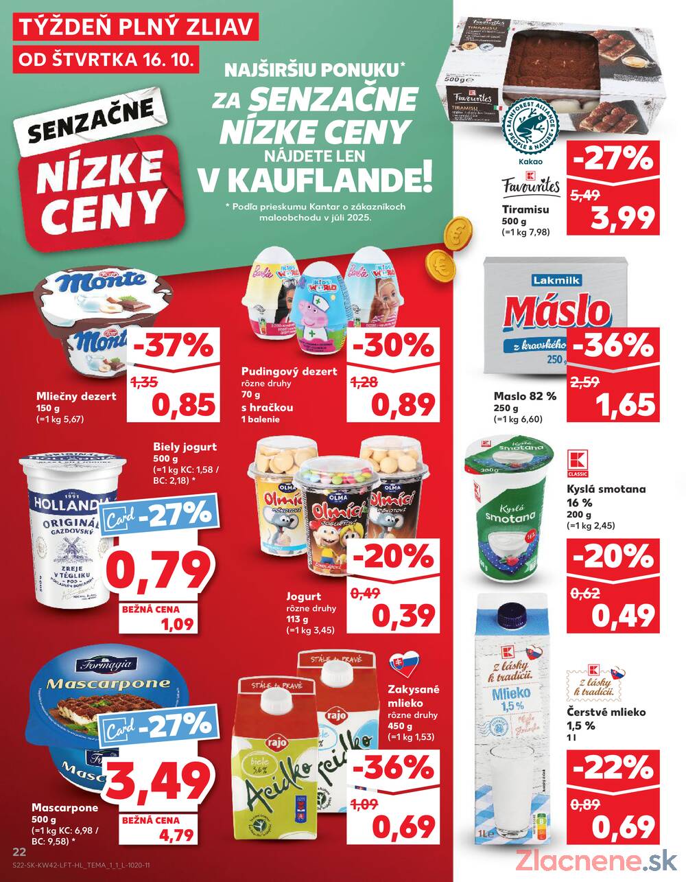 Leták Kaufland - Kaufland 16.10. - 22.10. - Kaufland Poprad - Moyzesova - strana 22