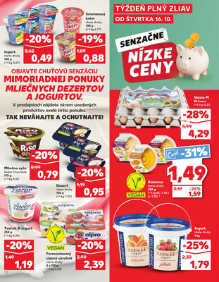 Kaufland 16.10. - 22.10. - Kaufland Poprad - Moyzesova