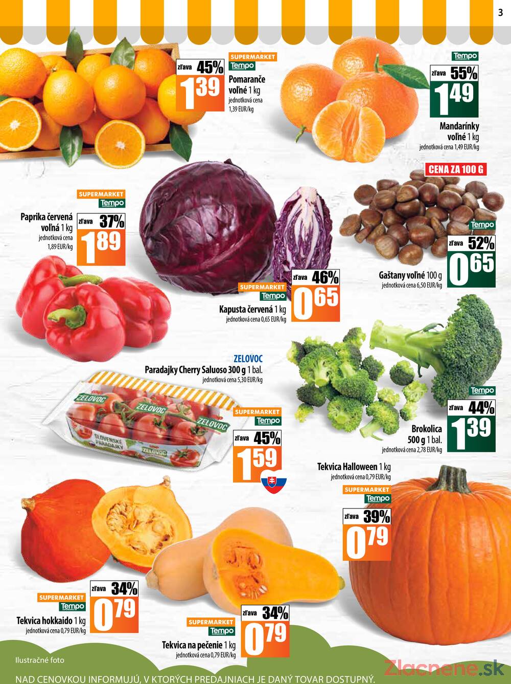 Leták COOP Jednota Slovensko - COOP do 22.10. - strana 3
