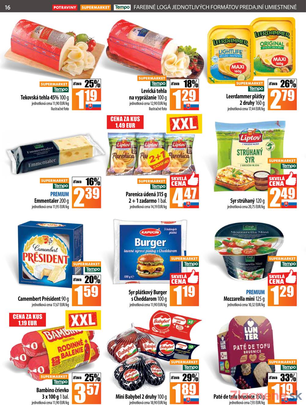 Leták COOP Jednota Slovensko - COOP do 22.10. - strana 16