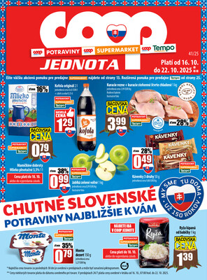 Leták COOP do 22.10.