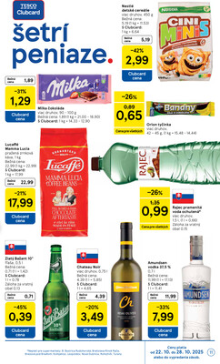 Tesco supermarkety od 22.10. do 28.10.2025