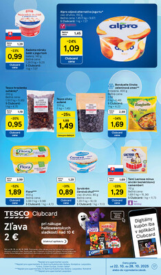 Tesco supermarkety od 22.10. do 28.10.2025