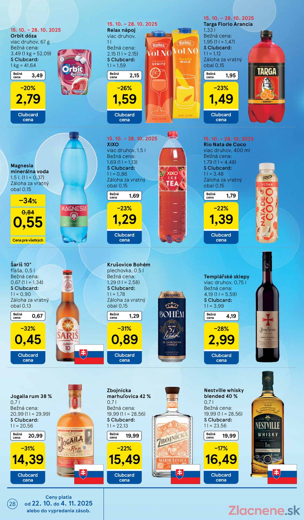 Leták Tesco - Tesco malé hypermarkety od 22.10. do 28.10.2025 - strana 28 Leták Tesco - Tesco malé hypermarkety od 22.10. do 28.10.2025 - strana 28