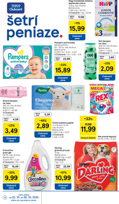 Tesco malé hypermarkety od 22.10. do 28.10.2025
