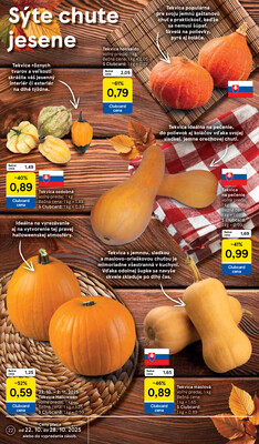 Tesco malé hypermarkety od 22.10. do 28.10.2025