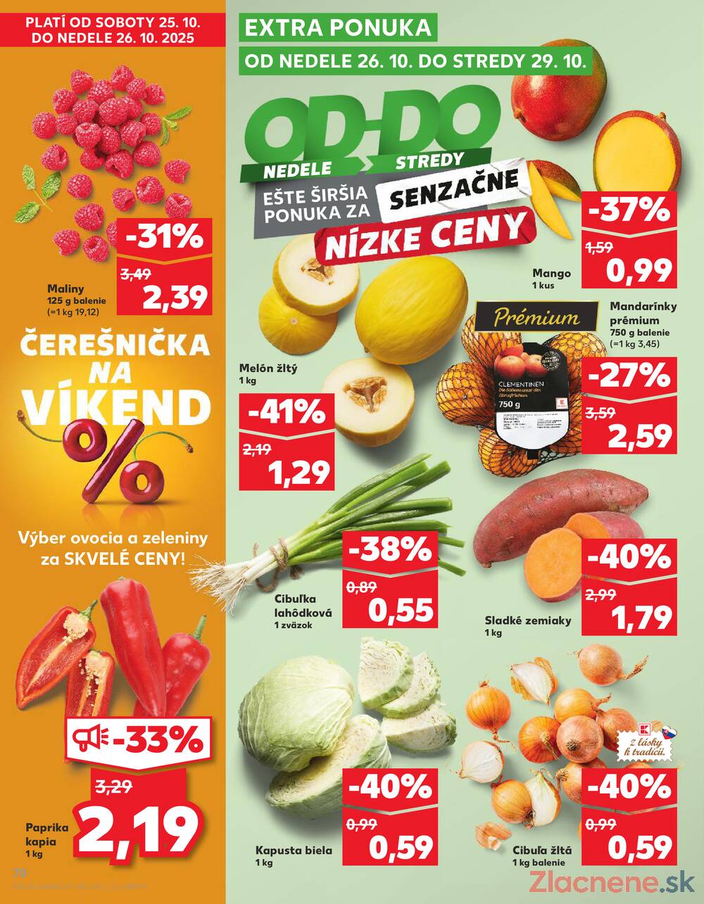 Leták Kaufland
		  platný do 29.10.2025 - strana 70