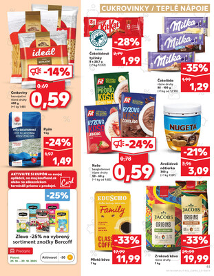 Kaufland 23.10. - 29.10. - Kaufland Detva