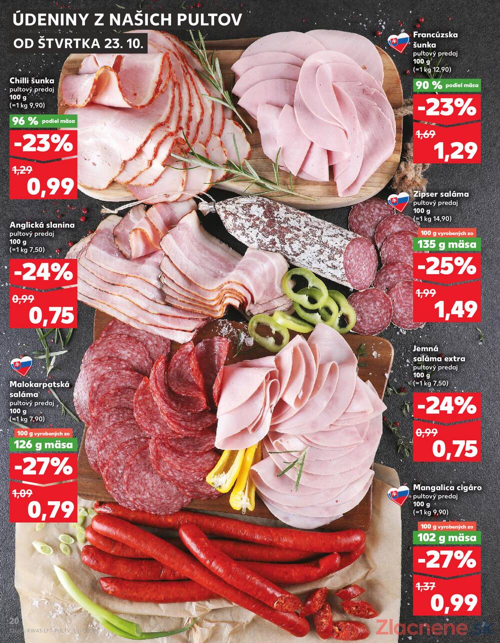 Leták Kaufland - Kaufland 23.10. - 29.10. - Kaufland Vranov nad Topľou - strana 20 Leták Kaufland - Kaufland 23.10. - 29.10. - Kaufland Vranov nad Topľou - strana 20