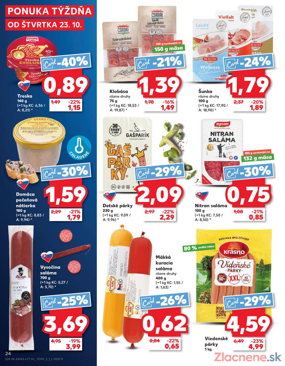 Leták Kaufland - Kaufland 23.10. - 29.10. - Kaufland Bardejov - strana 24 Leták Kaufland - Kaufland 23.10. - 29.10. - Kaufland Bardejov - strana 24