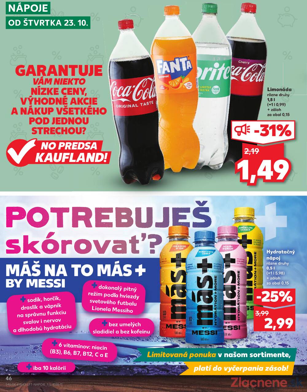Leták Kaufland - Kaufland 23.10. - 29.10. - Kaufland Púchov - strana 46