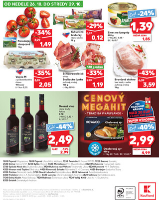 Kaufland 23.10. - 29.10. - Kaufland Kežmarok