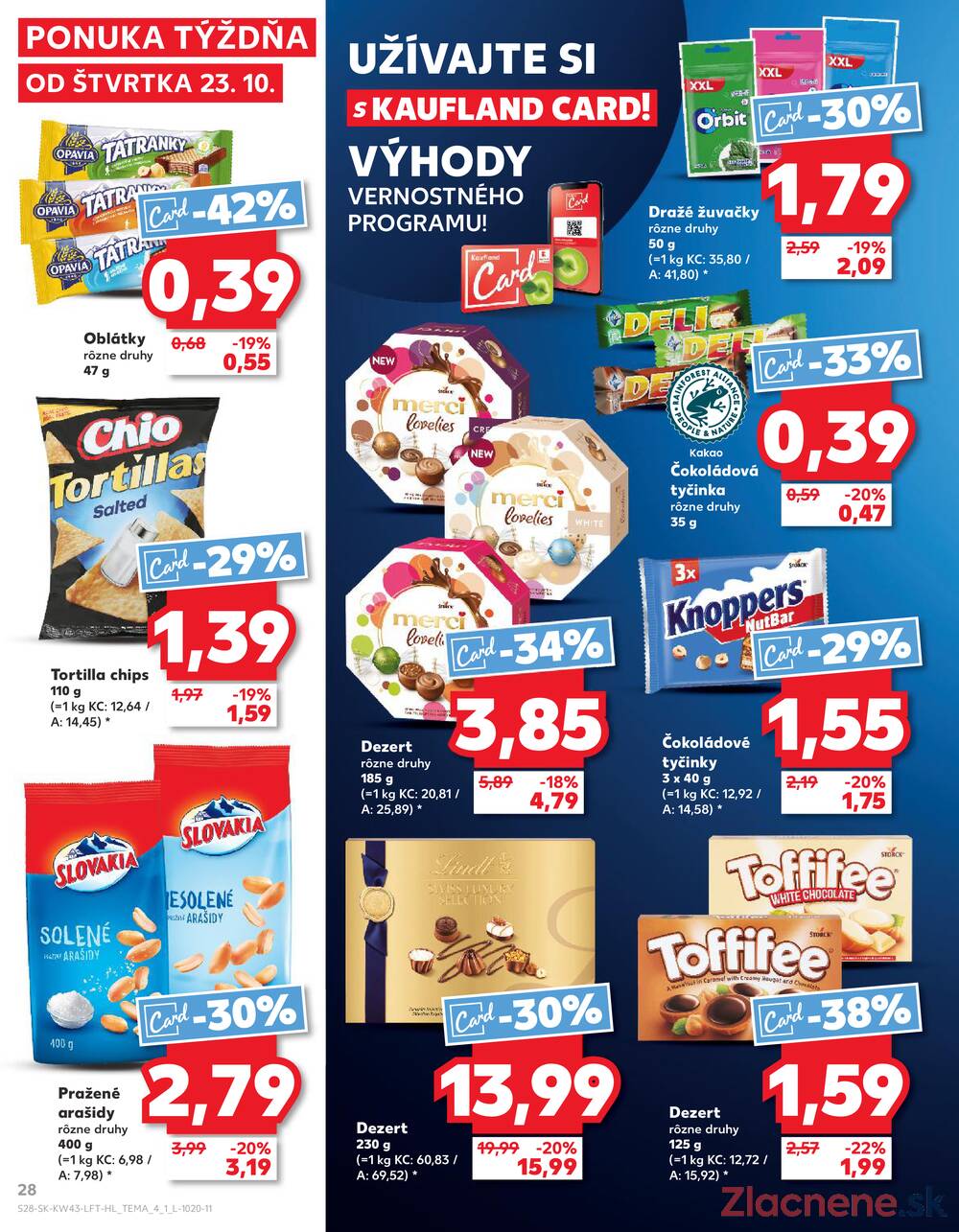 Leták Kaufland - Kaufland 23.10. - 29.10. - Kaufland Rožňava - strana 28 Leták Kaufland - Kaufland 23.10. - 29.10. - Kaufland Rožňava - strana 28