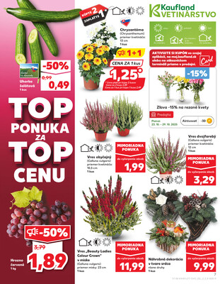 Kaufland 23.10. - 29.10. - Kaufland Poprad - Jiřího Wolkera