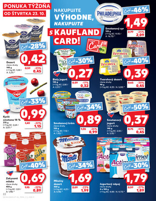 Kaufland 23.10. - 29.10. - Kaufland Poprad - Jiřího Wolkera