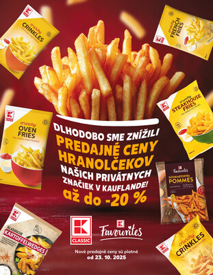 Kaufland 23.10. - 29.10. - Kaufland Poprad - Jiřího Wolkera