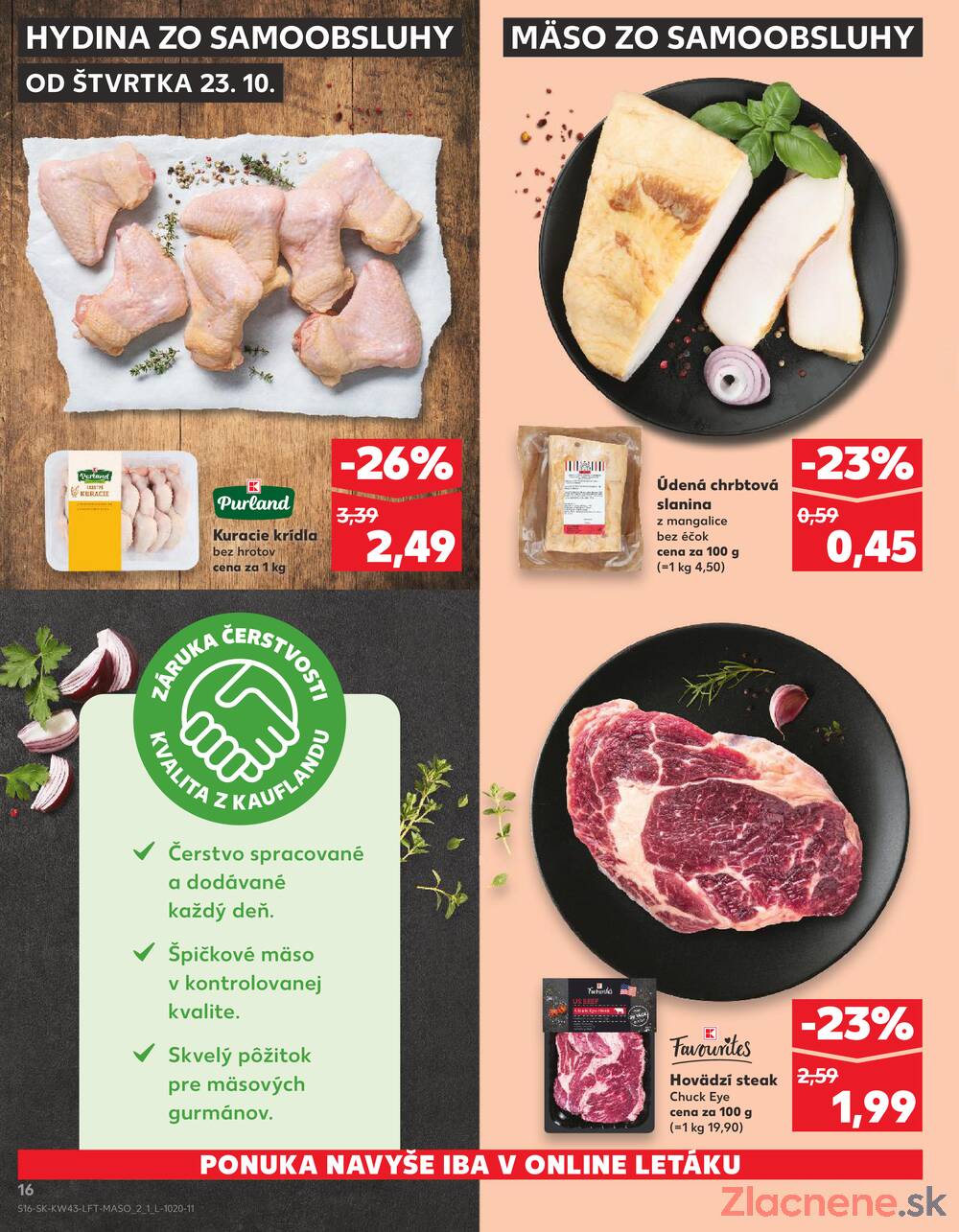 Leták Kaufland - Kaufland 23.10. - 29.10. - Kaufland Michalovce (Humenská cesta) - strana 16