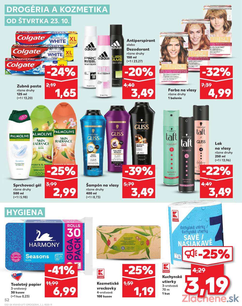 Leták Kaufland - Kaufland 23.10. - 29.10. - Kaufland Michalovce (Humenská cesta) - strana 52