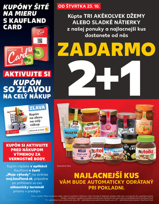 Kaufland 23.10. - 29.10. - Kaufland Michalovce (Humenská cesta)