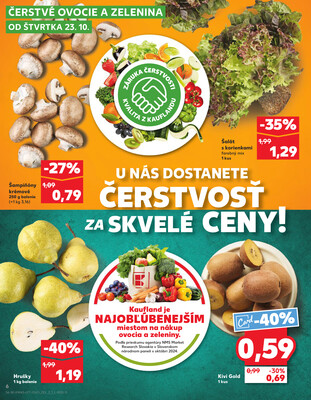 Kaufland 23.10. - 29.10. - Kaufland Zlaté Moravce