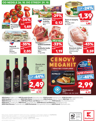 Kaufland 23.10. - 29.10. - Kaufland Zlaté Moravce
