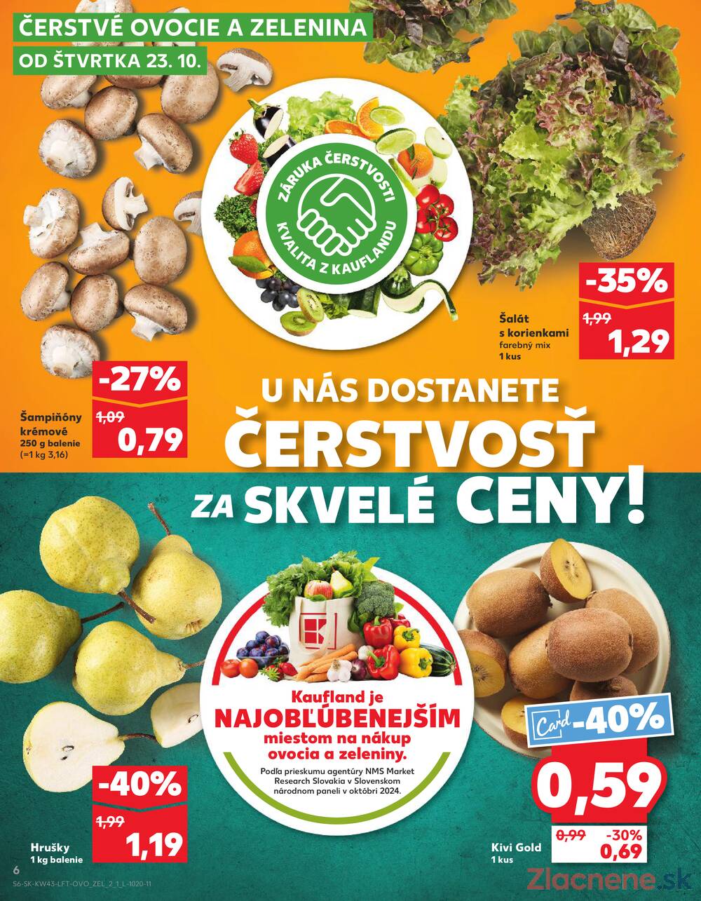 Leták Kaufland - Kaufland 23.10. - 29.10. - Kaufland Trnava - Nová ul. - strana 6 Leták Kaufland - Kaufland 23.10. - 29.10. - Kaufland Trnava - Nová ul. - strana 6
