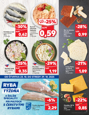 Kaufland 23.10. - 29.10. - Bratislava-Patrónka