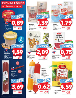 Kaufland 23.10. - 29.10. - Bratislava-Patrónka