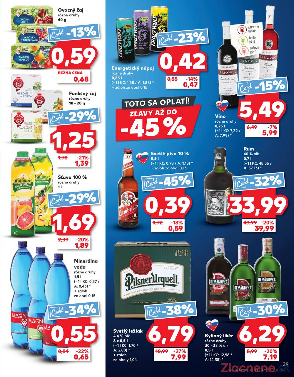 Leták Kaufland - Kaufland 23.10. - 29.10. - Kaufland Liptovský Mikuláš - strana 29 Leták Kaufland - Kaufland 23.10. - 29.10. - Kaufland Liptovský Mikuláš - strana 29